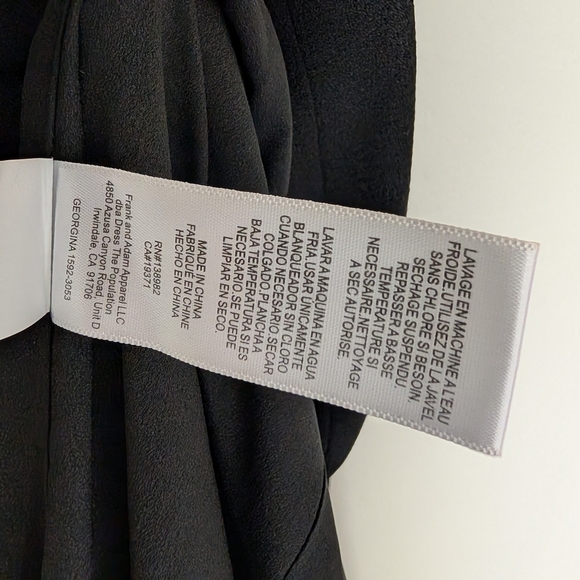 NWOT Dress the Population One-Shoulder Black Georgina Gown Size Small - Picture 11 of 16